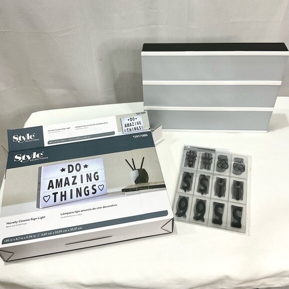 Novelty Cinema Sign Light Box Personalize Business Dorm Inspirational New Retro - Picture 2 of 6